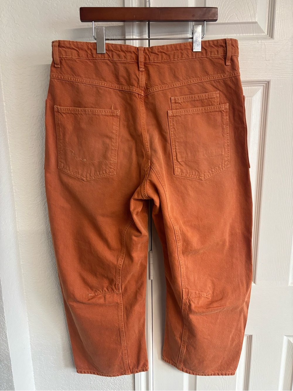 We The Free Minimalist Moxie Barrel Jeans in Dusted Clay Size 33 - Picture 6 of 11